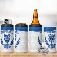 Scotland Rugby 2025 Custom 4 in 1 Can Cooler Tumbler Come On Thistle