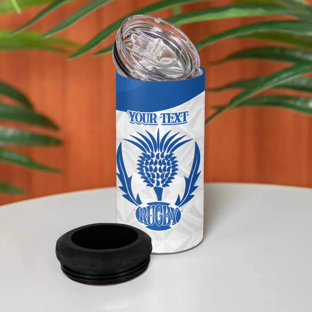 Scotland Rugby 2025 Custom 4 in 1 Can Cooler Tumbler Come On Thistle
