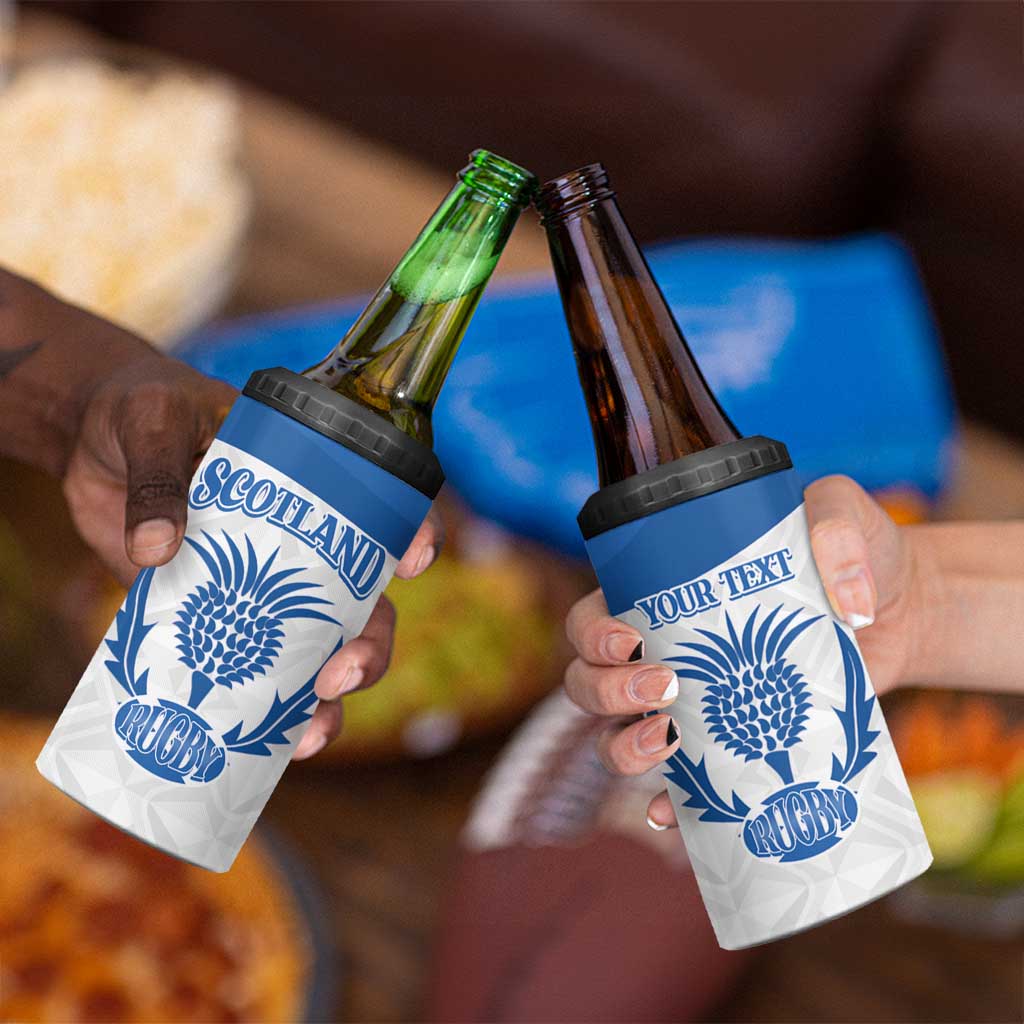 Scotland Rugby 2025 Custom 4 in 1 Can Cooler Tumbler Come On Thistle