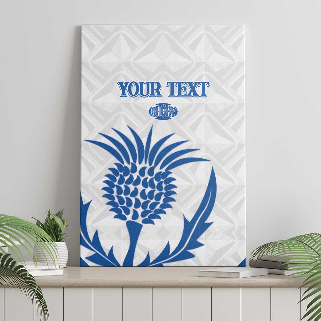 Scotland Rugby 2025 Custom Canvas Wall Art Come On Thistle