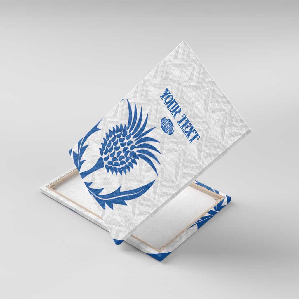 Scotland Rugby 2025 Custom Canvas Wall Art Come On Thistle