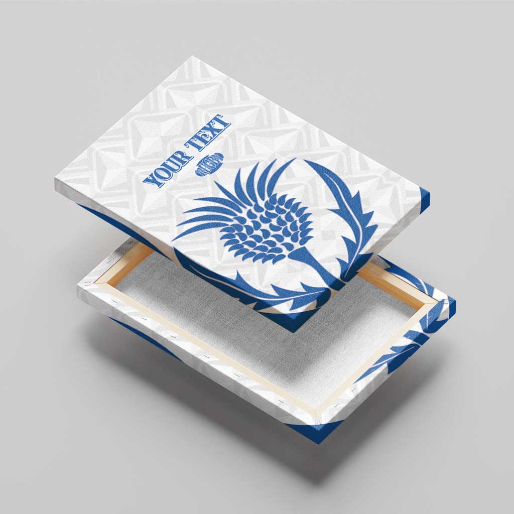 Scotland Rugby 2025 Custom Canvas Wall Art Come On Thistle