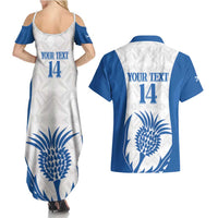 Scotland Rugby 2025 Custom Couples Matching Summer Maxi Dress and Hawaiian Shirt Come On Thistle