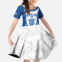 Scotland Rugby 2025 Custom Family Matching Mermaid Dress and Hawaiian Shirt Come On Thistle