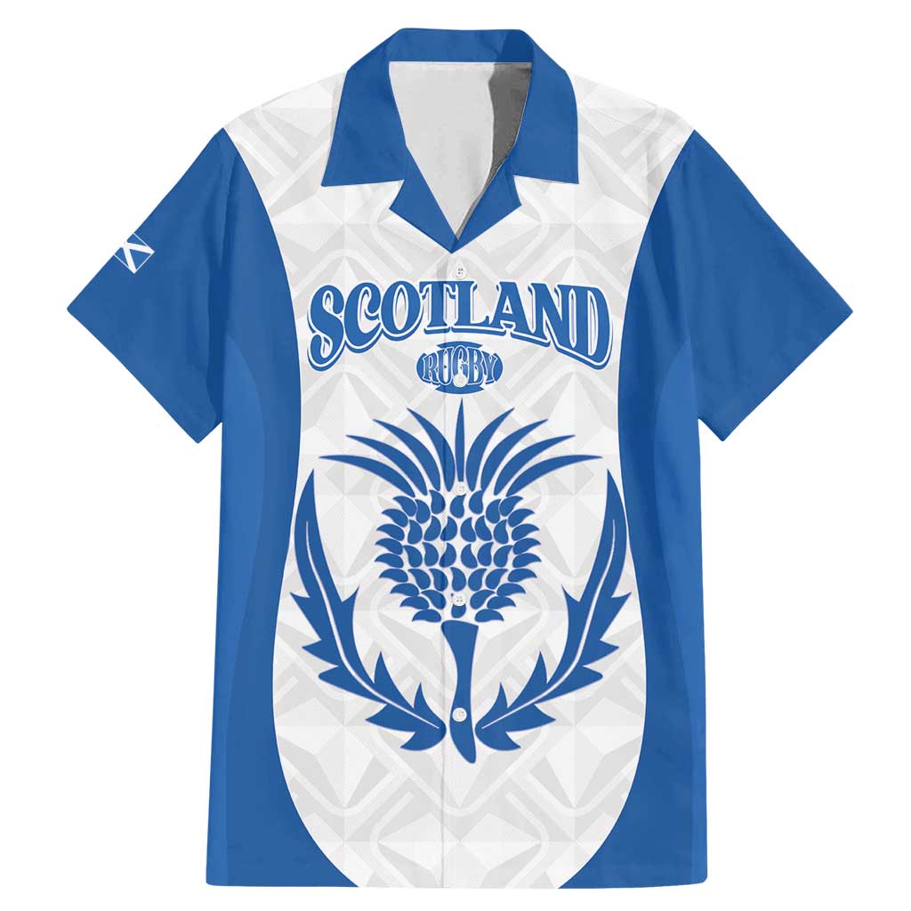 Scotland Rugby 2025 Custom Family Matching Mermaid Dress and Hawaiian Shirt Come On Thistle