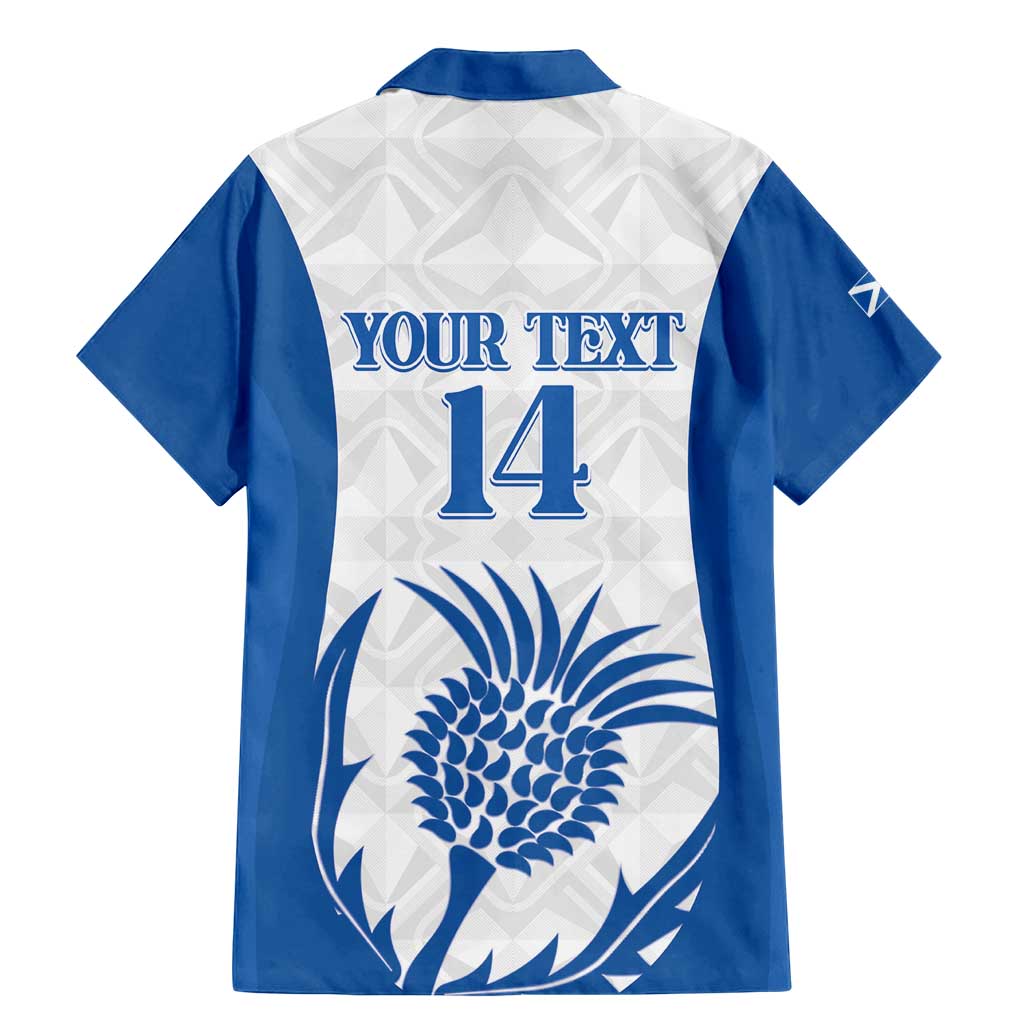 Scotland Rugby 2025 Custom Family Matching Mermaid Dress and Hawaiian Shirt Come On Thistle