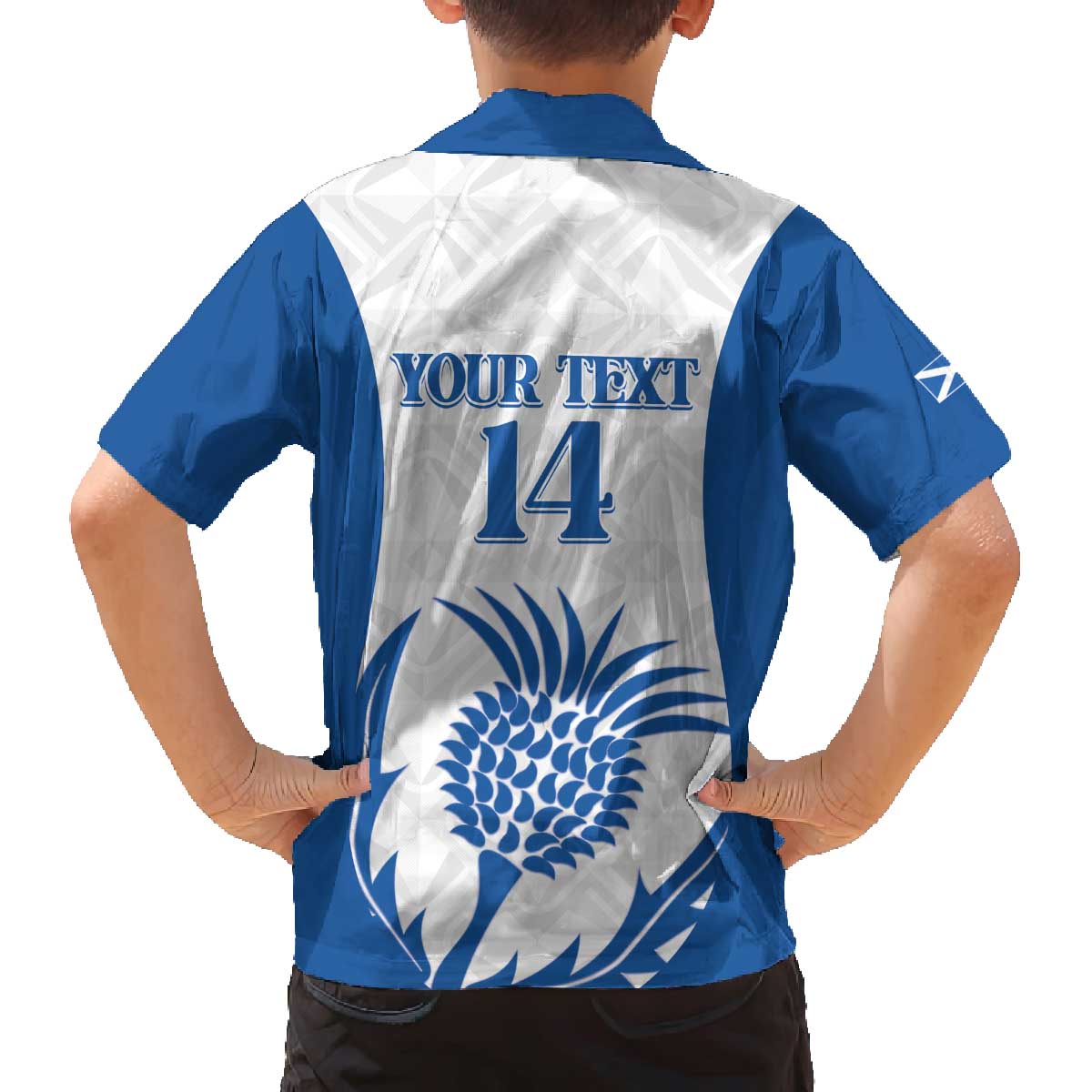 Scotland Rugby 2025 Custom Family Matching Off The Shoulder Long Sleeve Dress and Hawaiian Shirt Come On Thistle