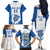 Scotland Rugby 2025 Custom Family Matching Off The Shoulder Long Sleeve Dress and Hawaiian Shirt Come On Thistle