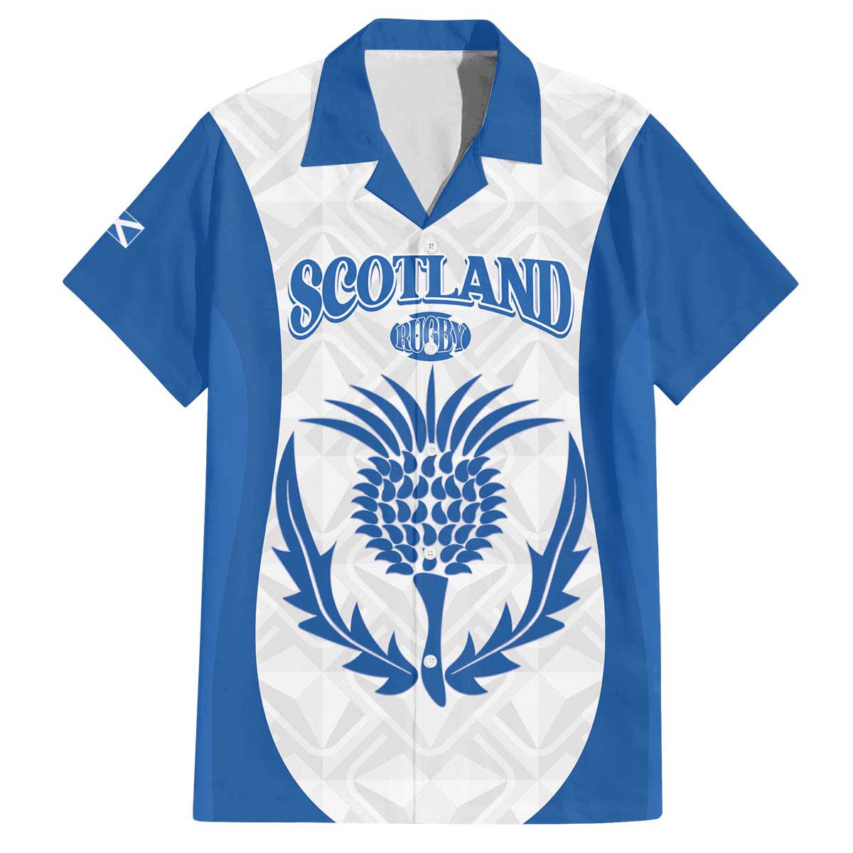 Scotland Rugby 2025 Custom Family Matching Off The Shoulder Long Sleeve Dress and Hawaiian Shirt Come On Thistle