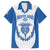 Scotland Rugby 2025 Custom Family Matching Off The Shoulder Long Sleeve Dress and Hawaiian Shirt Come On Thistle