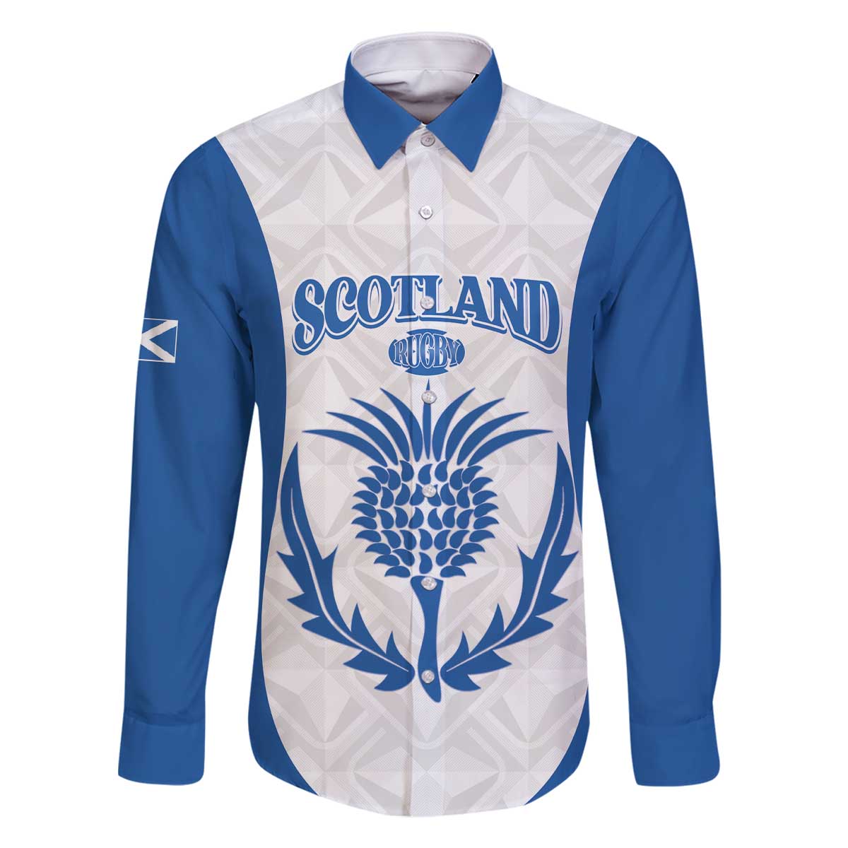 Scotland Rugby 2025 Custom Family Matching Off The Shoulder Long Sleeve Dress and Hawaiian Shirt Come On Thistle