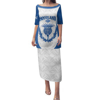 Scotland Rugby 2025 Custom Family Matching Puletasi and Hawaiian Shirt Come On Thistle