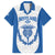 Scotland Rugby 2025 Custom Family Matching Short Sleeve Bodycon Dress and Hawaiian Shirt Come On Thistle