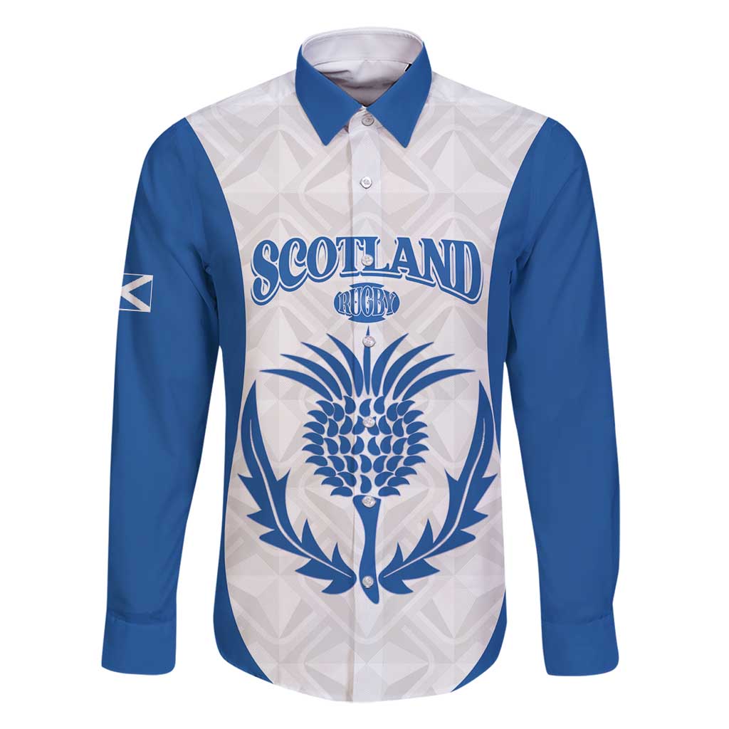 Scotland Rugby 2025 Custom Family Matching Summer Maxi Dress and Hawaiian Shirt Come On Thistle