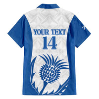 Scotland Rugby 2025 Custom Family Matching Tank Maxi Dress and Hawaiian Shirt Come On Thistle