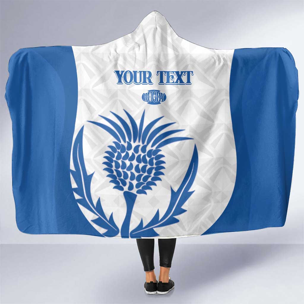 Scotland Rugby 2025 Custom Hooded Blanket Come On Thistle