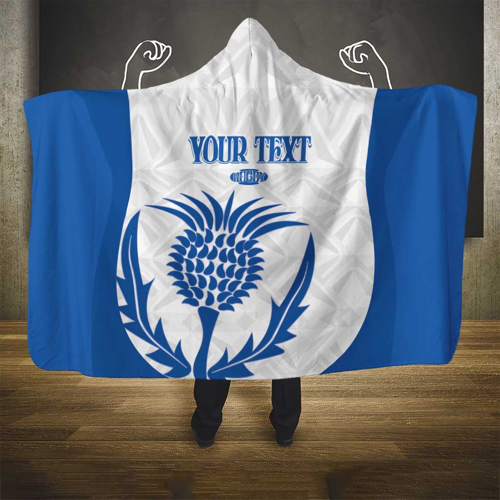 Scotland Rugby 2025 Custom Hooded Blanket Come On Thistle