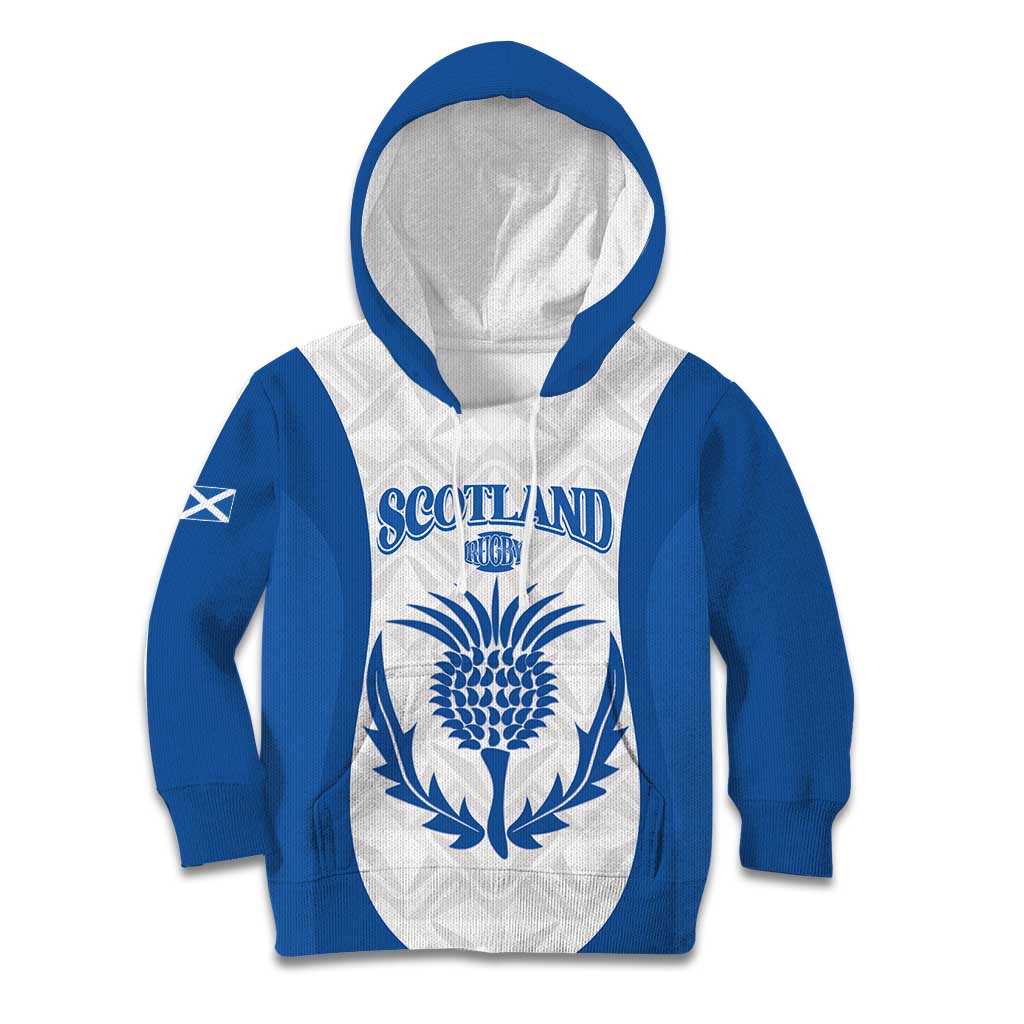 Scotland Rugby 2025 Custom Kid Hoodie Come On Thistle