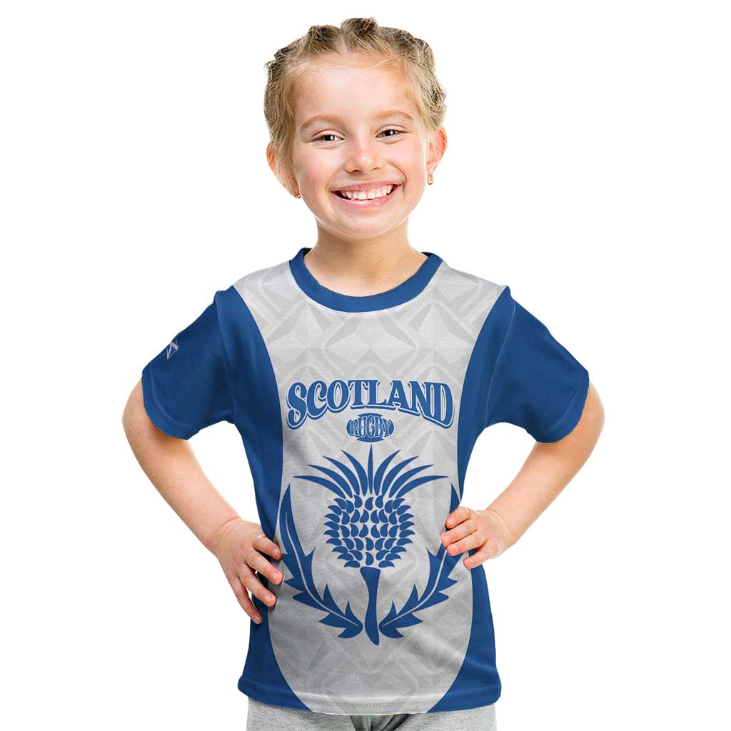 Scotland Rugby 2025 Custom Kid T Shirt Come On Thistle