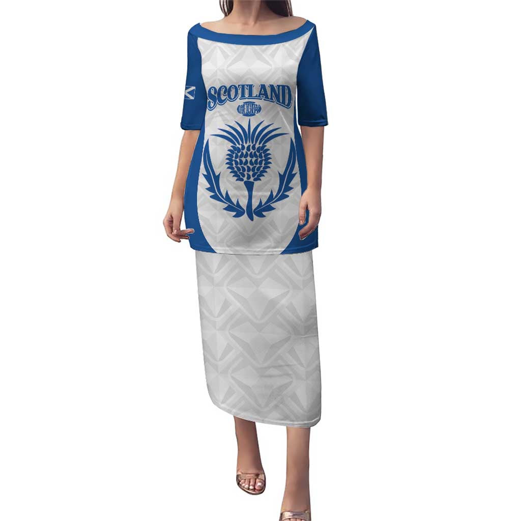 Scotland Rugby 2025 Custom Puletasi Come On Thistle