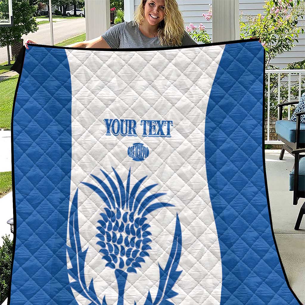 Scotland Rugby 2025 Custom Quilt Come On Thistle