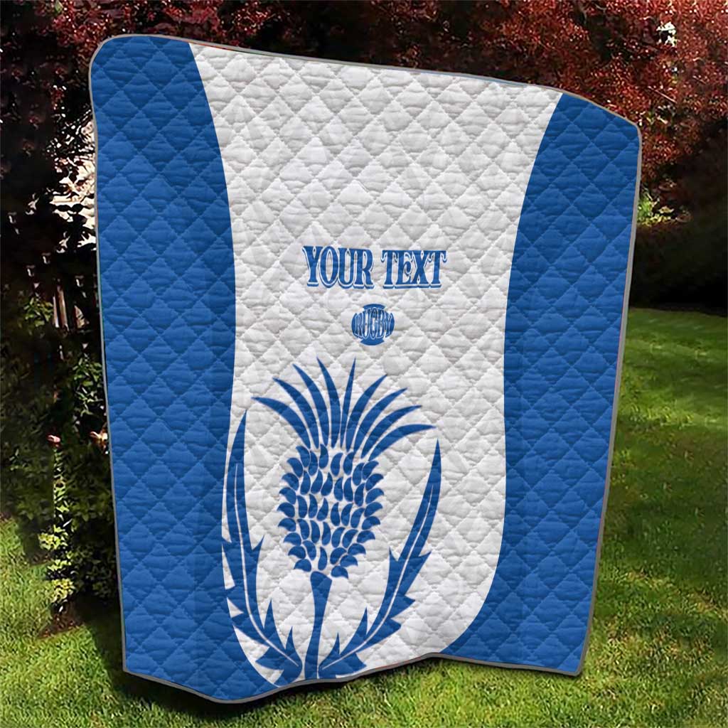 Scotland Rugby 2025 Custom Quilt Come On Thistle