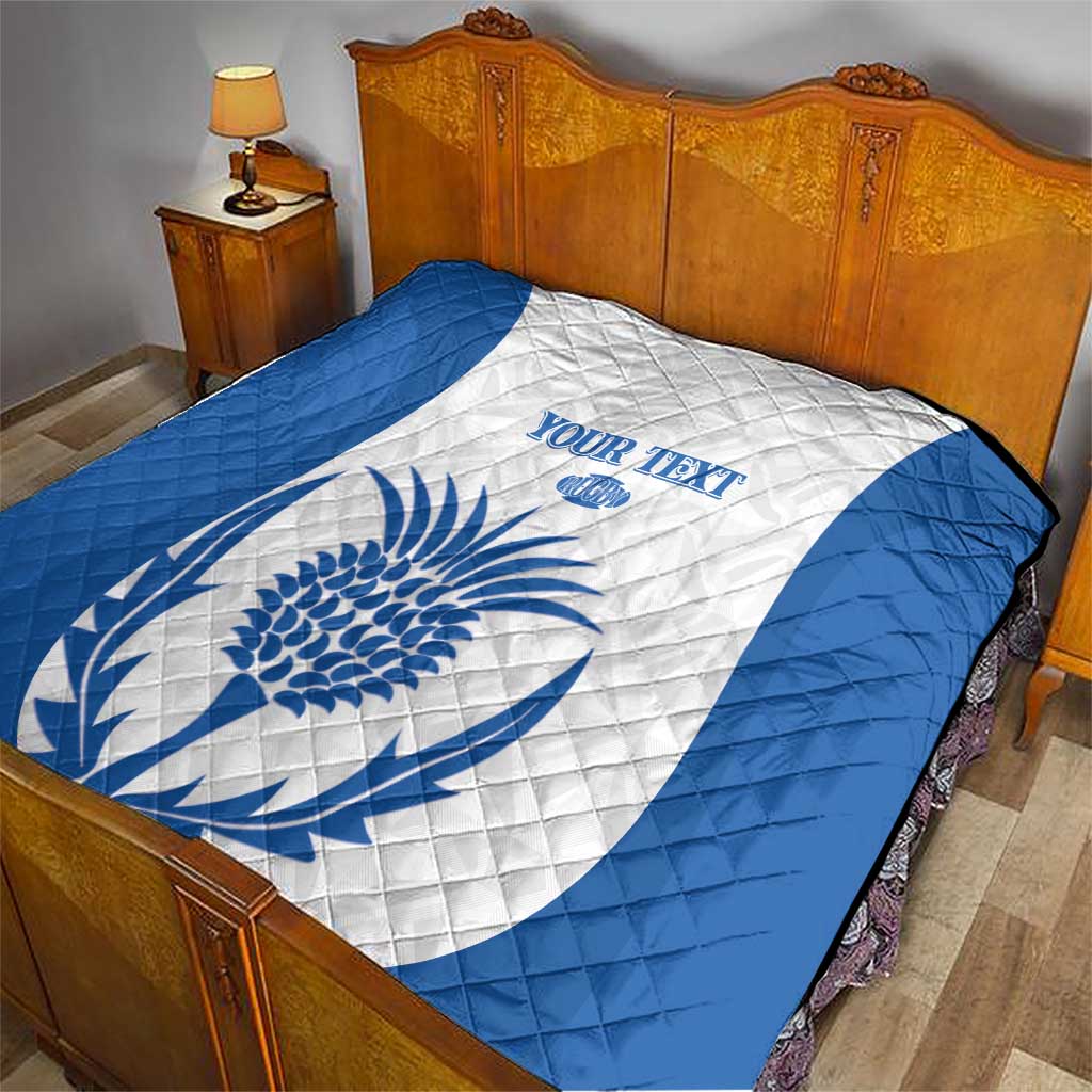 Scotland Rugby 2025 Custom Quilt Come On Thistle