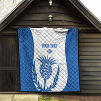 Scotland Rugby 2025 Custom Quilt Come On Thistle