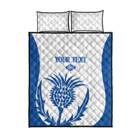 Scotland Rugby 2025 Custom Quilt Bed Set Come On Thistle