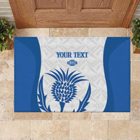 Scotland Rugby 2025 Custom Rubber Doormat Come On Thistle