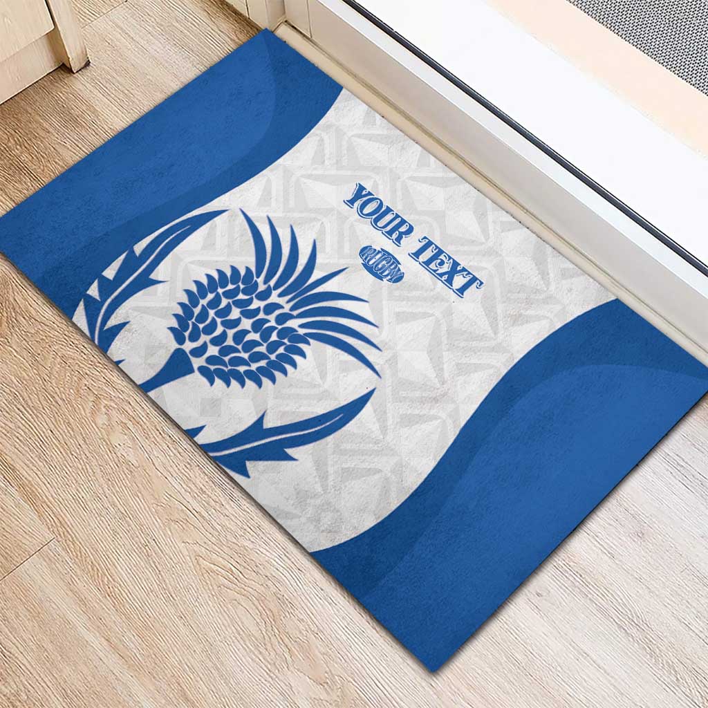 Scotland Rugby 2025 Custom Rubber Doormat Come On Thistle