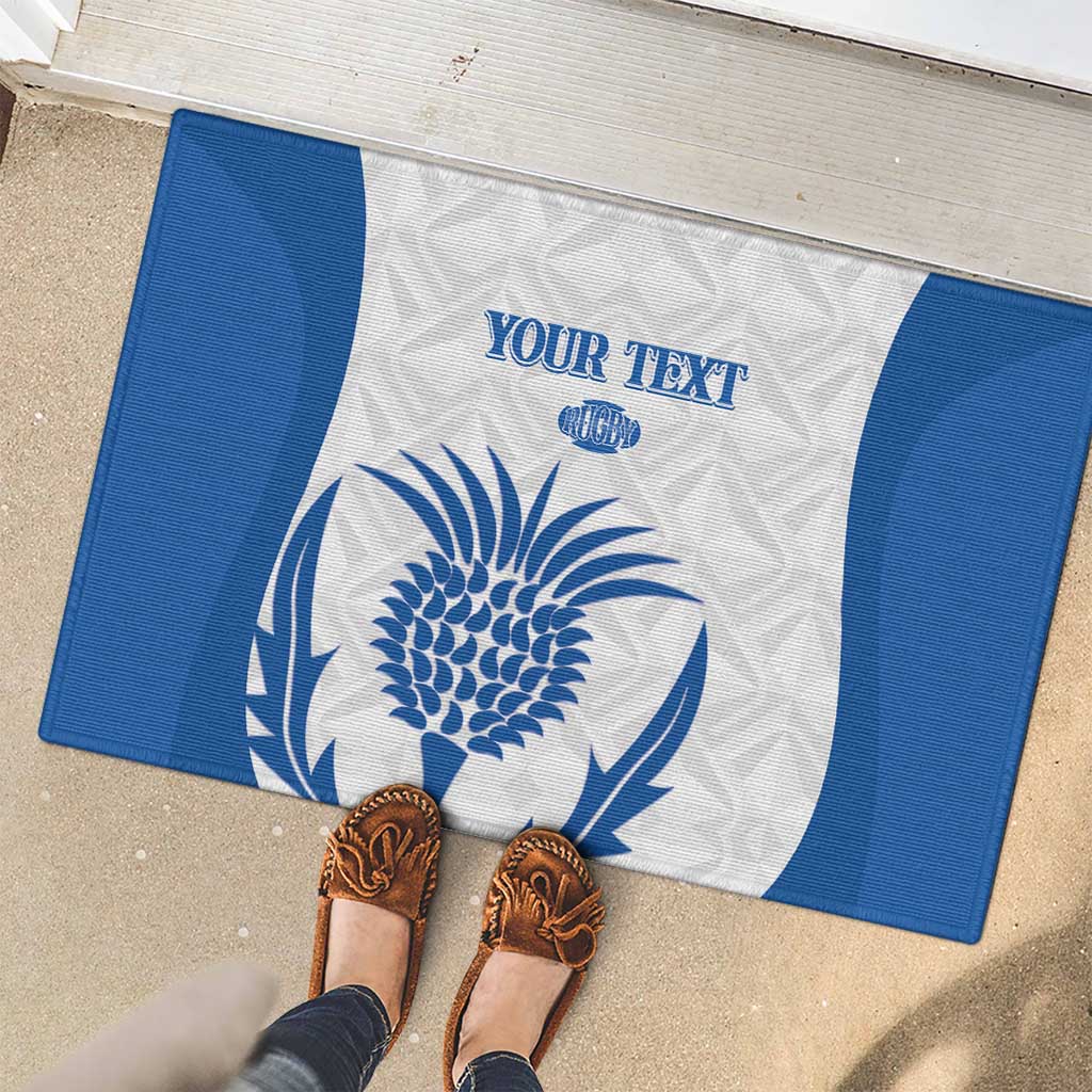 Scotland Rugby 2025 Custom Rubber Doormat Come On Thistle