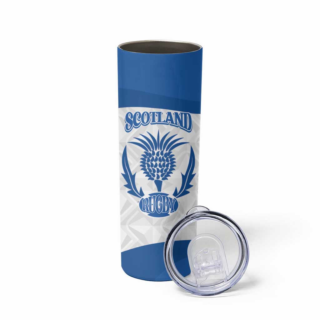 Scotland Rugby 2025 Custom Skinny Tumbler Come On Thistle