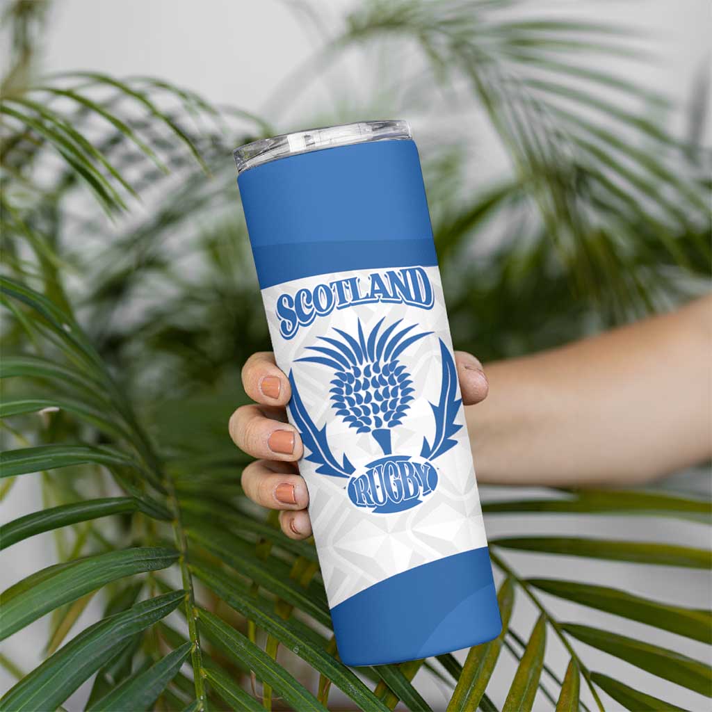 Scotland Rugby 2025 Custom Skinny Tumbler Come On Thistle
