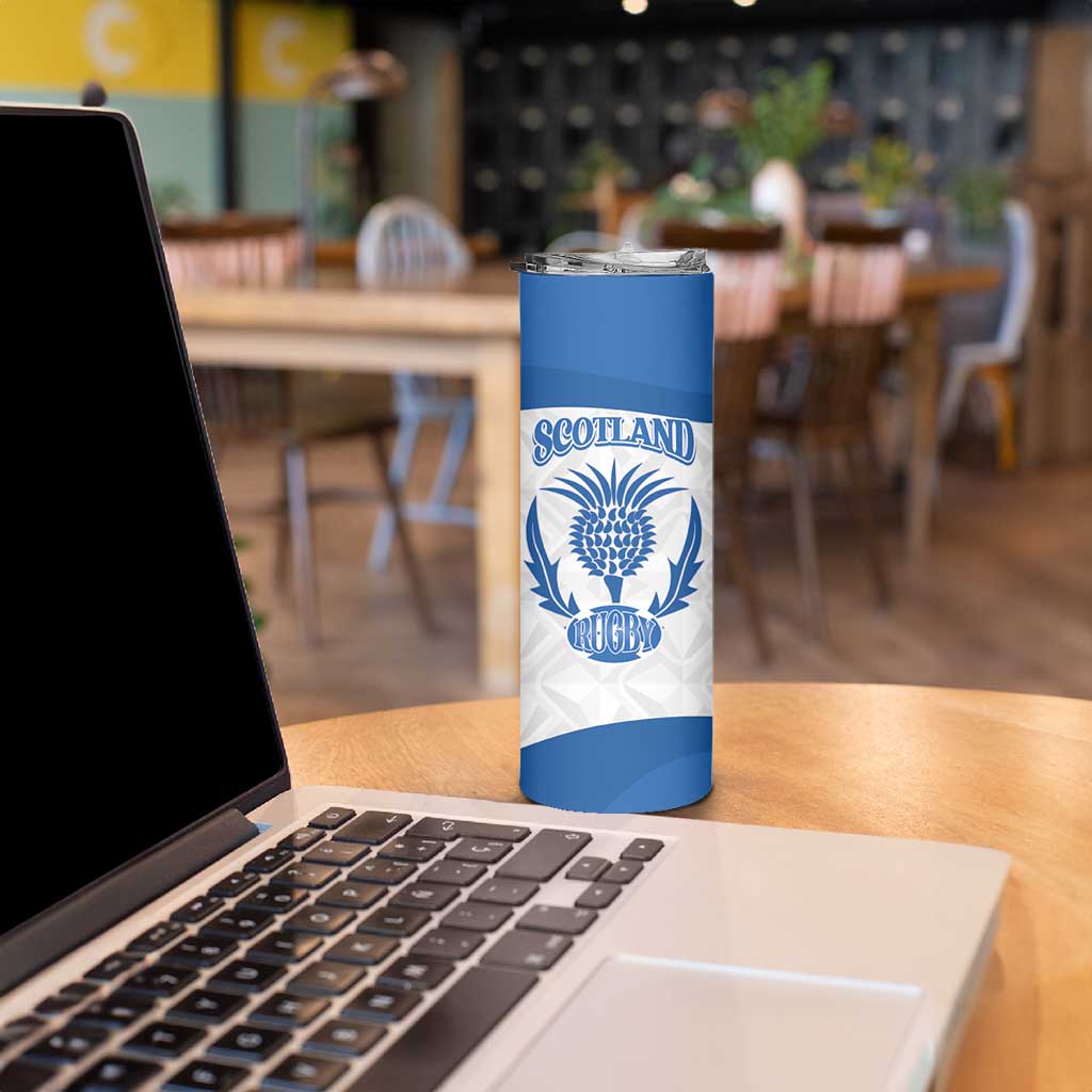 Scotland Rugby 2025 Custom Skinny Tumbler Come On Thistle
