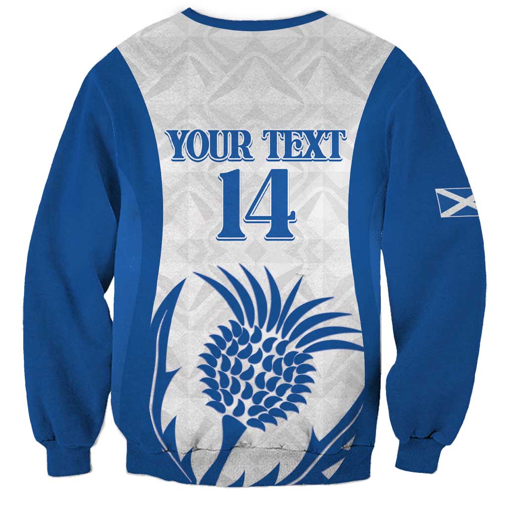 Scotland Rugby 2025 Custom Sweatshirt Come On Thistle