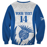 Scotland Rugby 2025 Custom Sweatshirt Come On Thistle