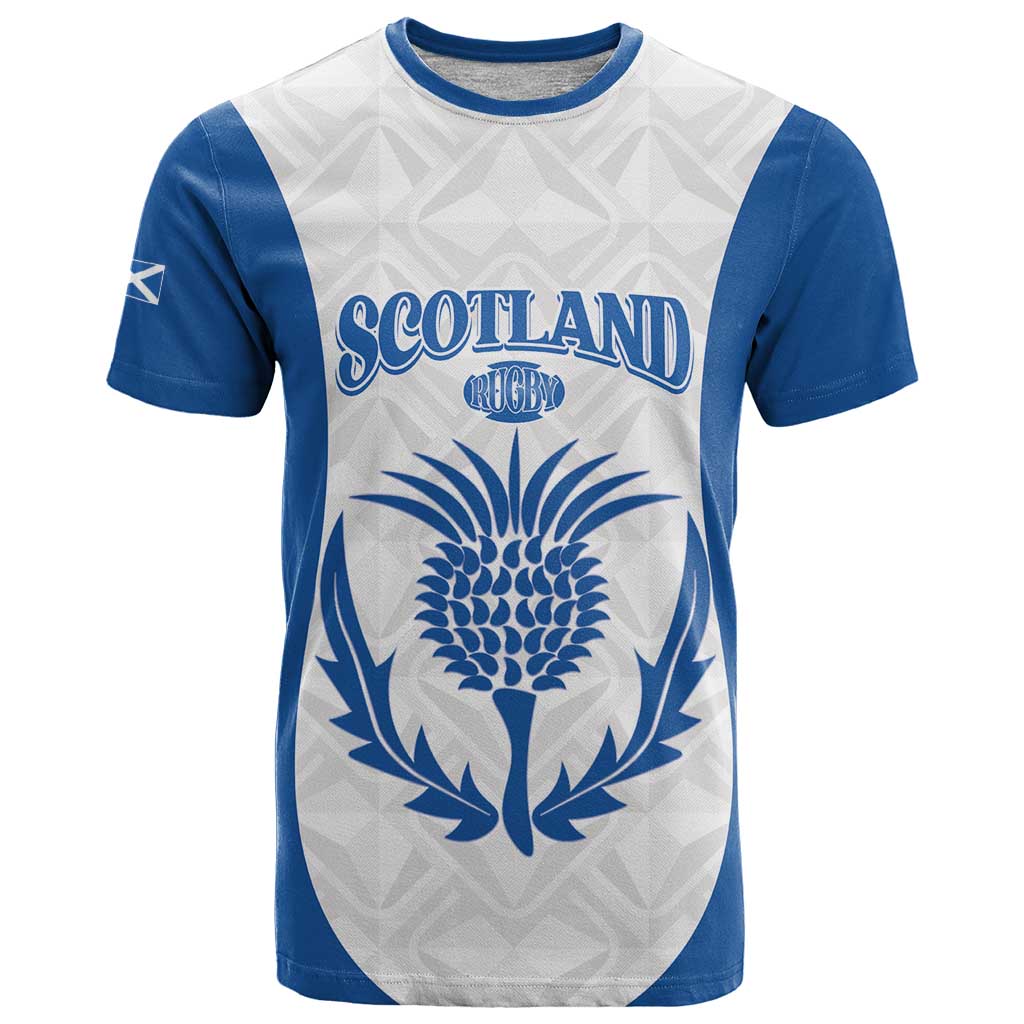 Scotland Rugby 2025 Custom T Shirt Come On Thistle