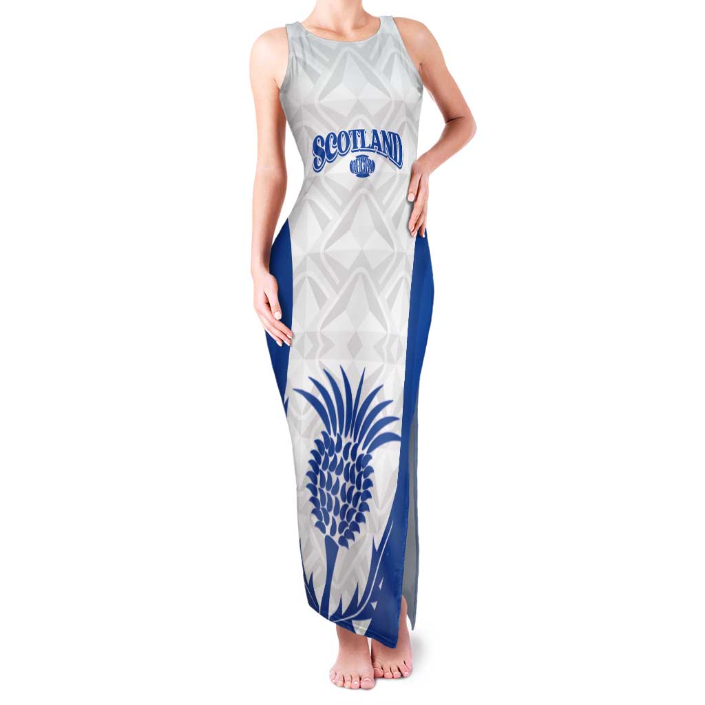 Scotland Rugby 2025 Custom Tank Maxi Dress Come On Thistle