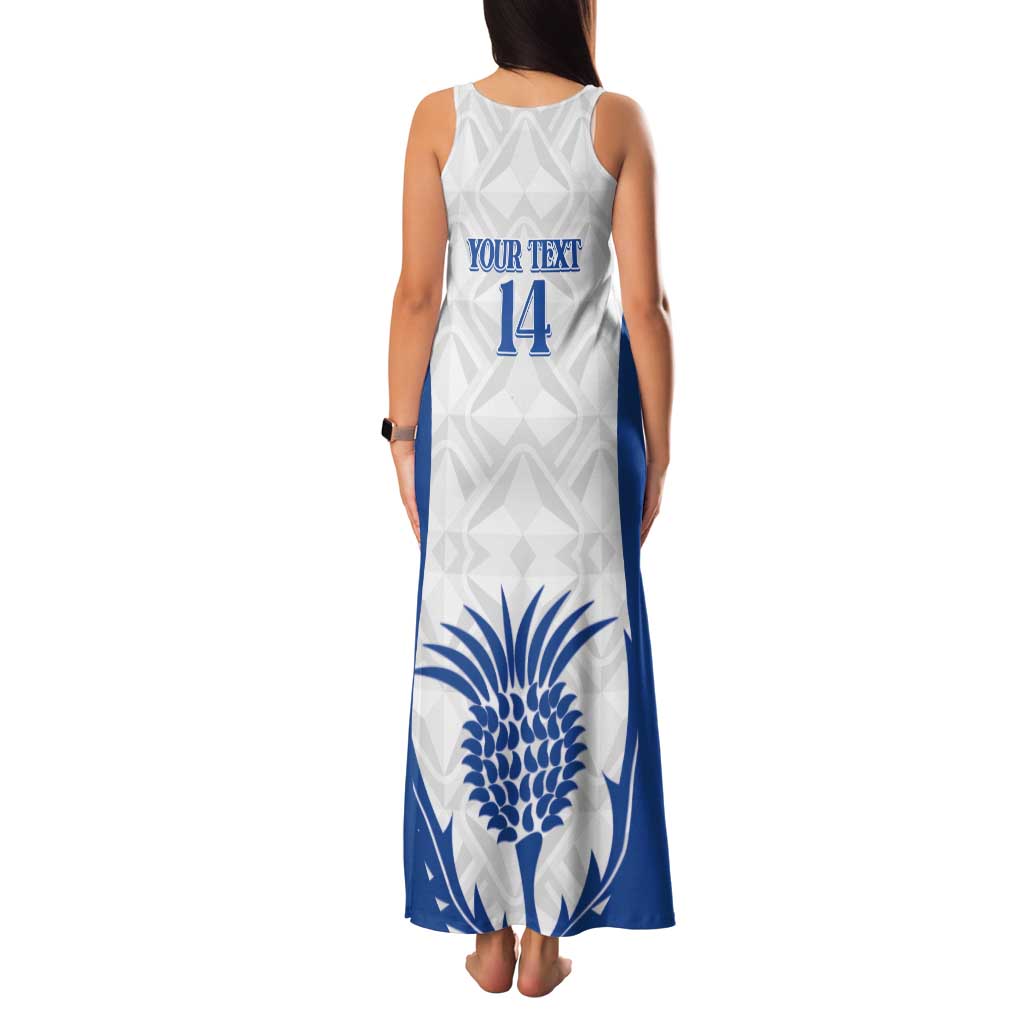 Scotland Rugby 2025 Custom Tank Maxi Dress Come On Thistle