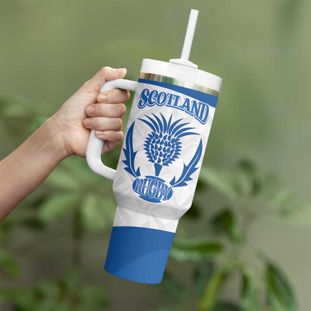 Scotland Rugby 2025 Custom Tumbler With Handle Come On Thistle