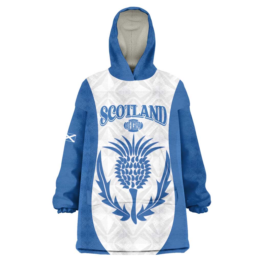 Scotland Rugby 2025 Custom Wearable Blanket Hoodie Come On Thistle