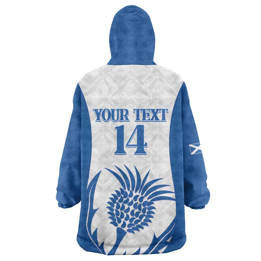 Scotland Rugby 2025 Custom Wearable Blanket Hoodie Come On Thistle