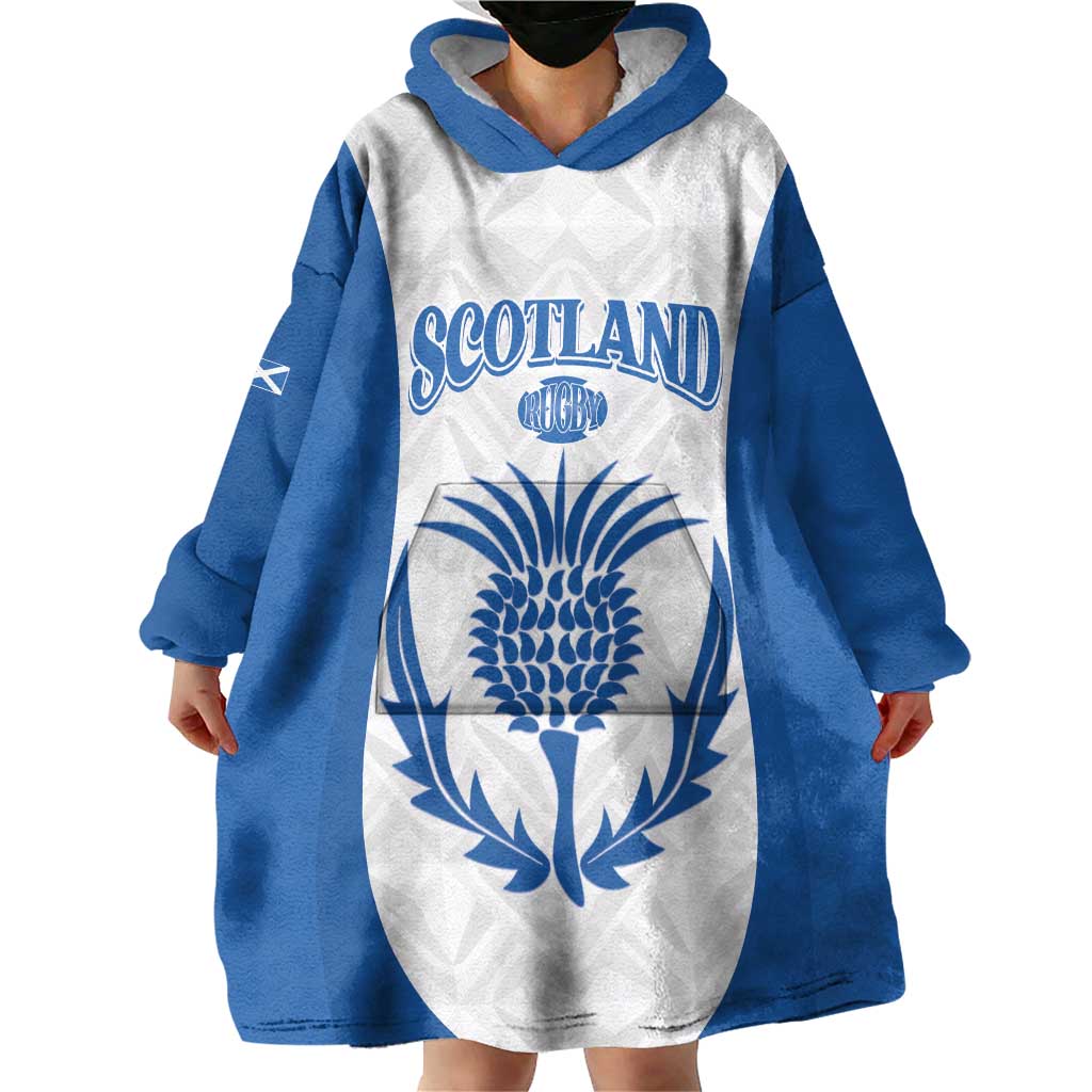 Scotland Rugby 2025 Custom Wearable Blanket Hoodie Come On Thistle