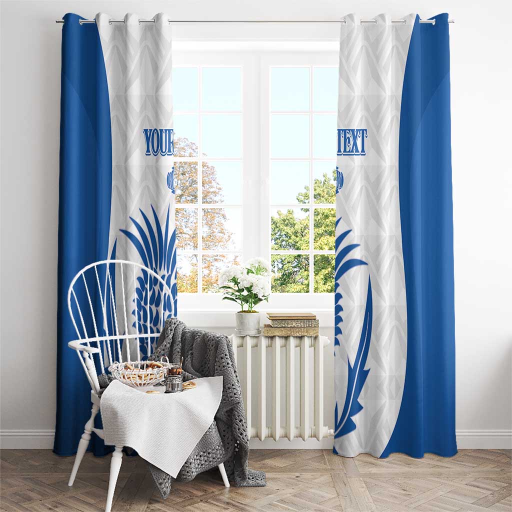 Scotland Rugby 2025 Custom Window Curtain Come On Thistle