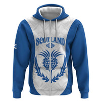 Scotland Rugby 2025 Custom Zip Hoodie Come On Thistle