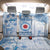 Custom Japan Football Back Car Seat Cover Go Samurai Blue Sakura Tokyo Style