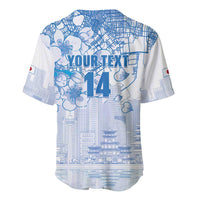 Custom Japan Football Baseball Jersey Go Samurai Blue Sakura Tokyo Style
