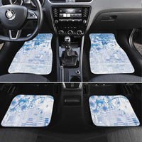 Custom Japan Football Car Mats Go Samurai Blue Sakura Tokyo Style