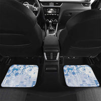 Custom Japan Football Car Mats Go Samurai Blue Sakura Tokyo Style